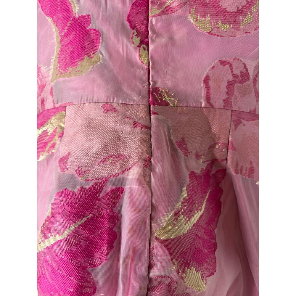 Katie May Claudette Mini Dress Floral Metallic Party Cocktail Hoco Formal S - Picture 9 of 12